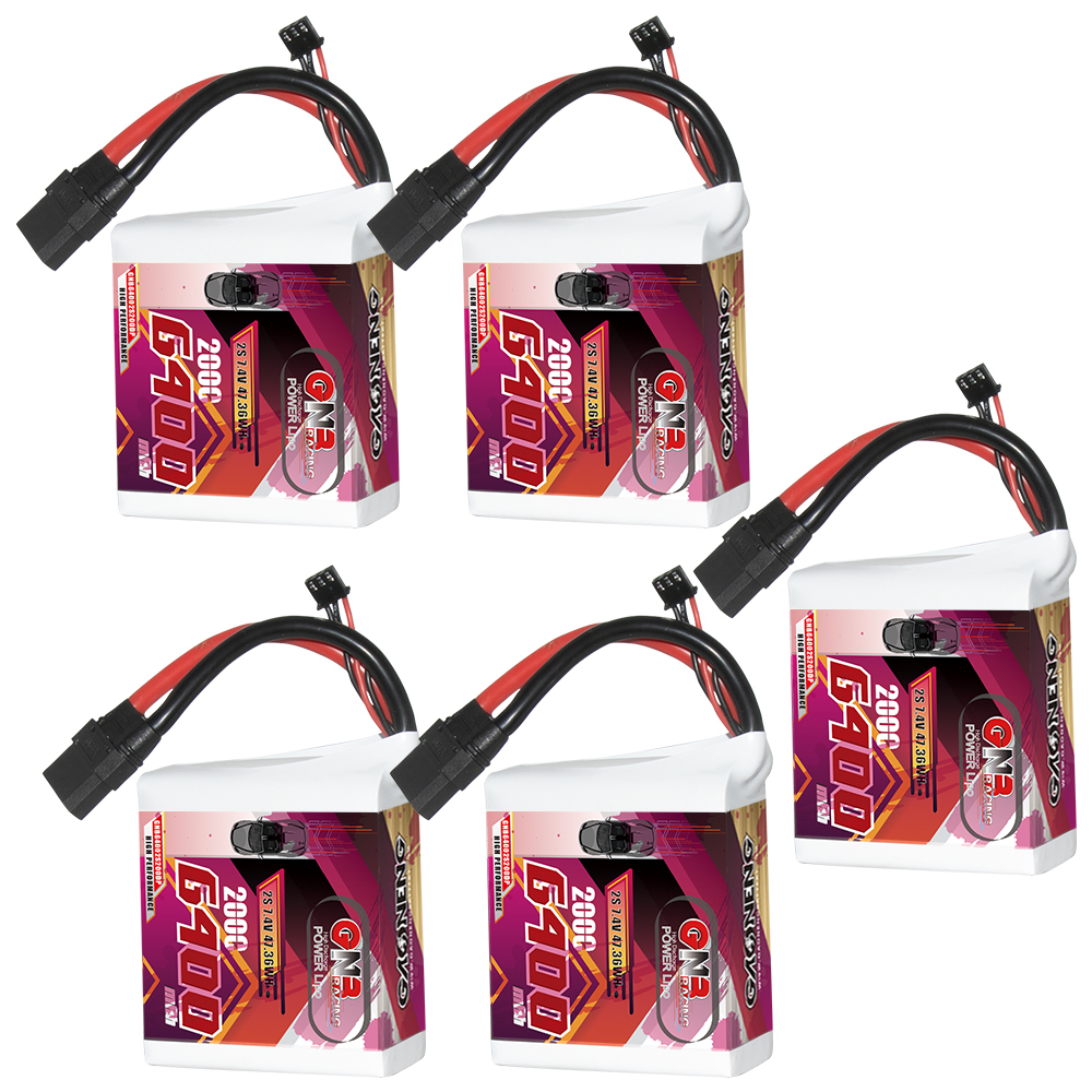GAONENG GNB 2S 7.4V 6400mAh 200C LiPo Battery XT90
