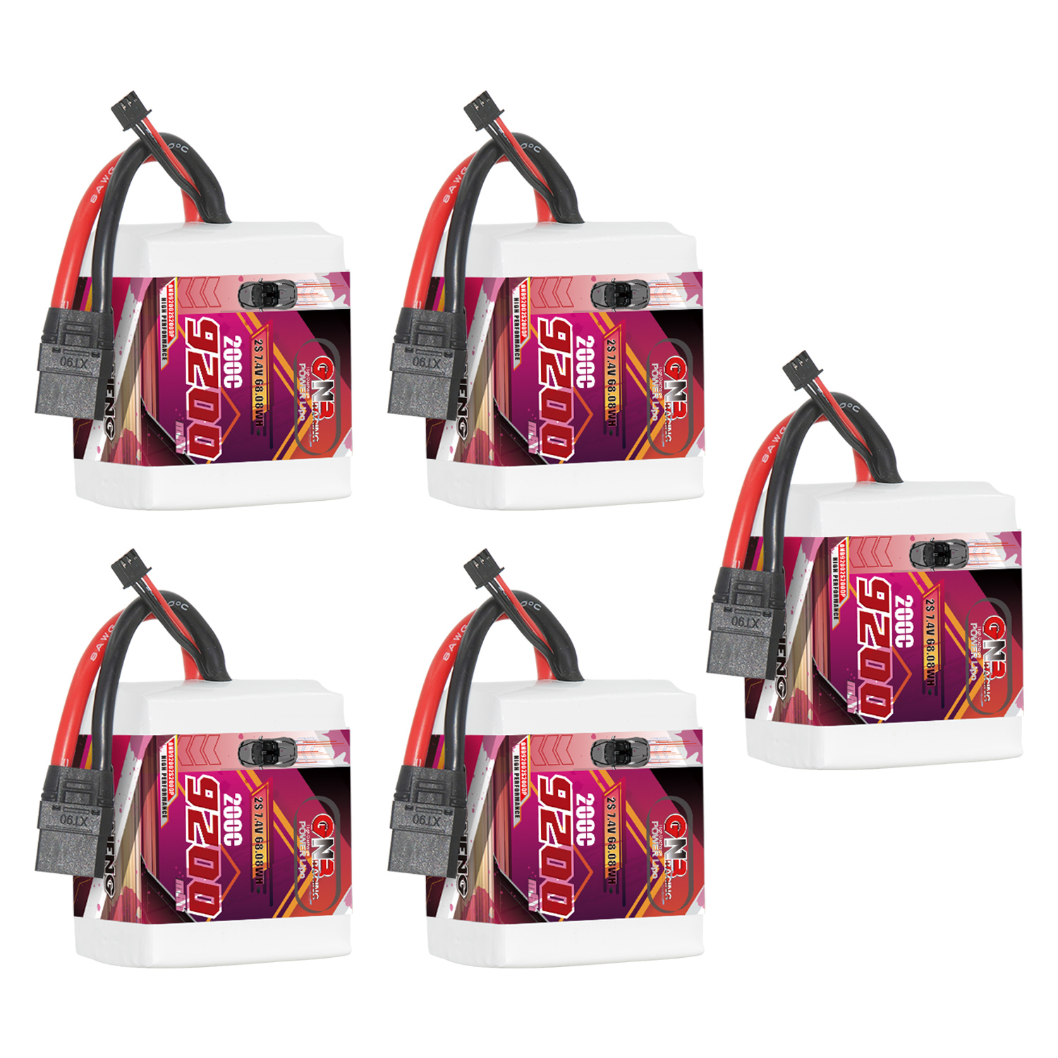 GAONENG GNB 2S 7.4V 9200mAh 200C LiPo Battery XT90