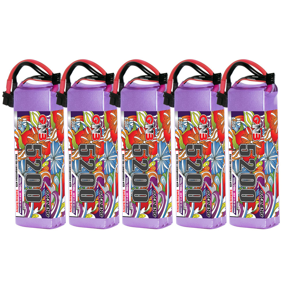 GAONENG GNB LiHV 3S 11.4V 5200mAh 120C LiPo Battery XT60