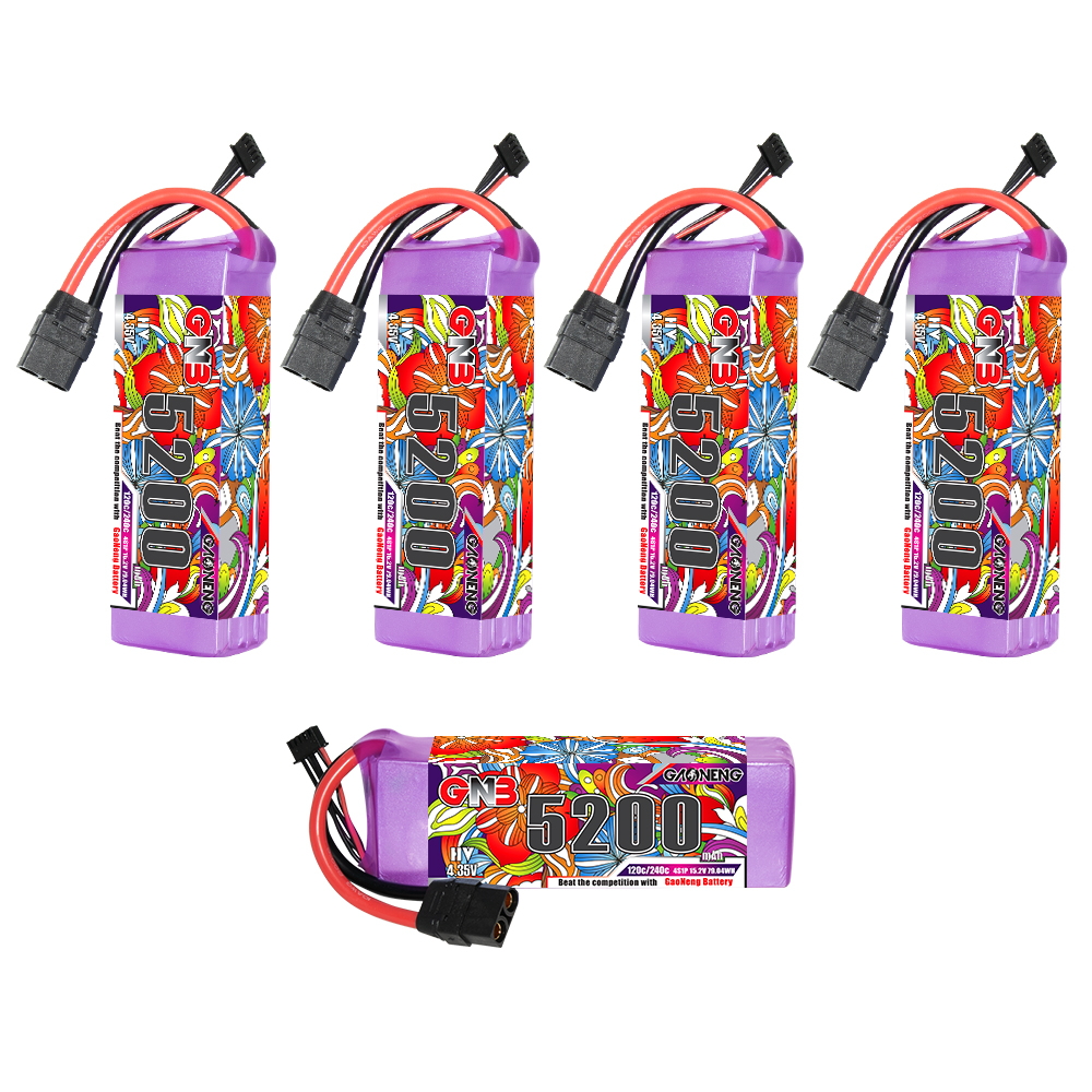 GAONENG GNB LiHV 4S 15.2V 5200mAh 120C LiPo Battery XT90