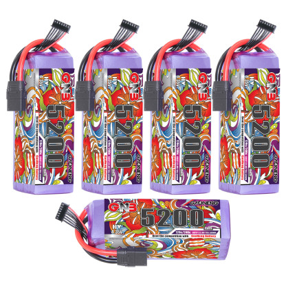 GAONENG GNB LiHV 6S 22.8V 5200mAh 120C LiPo Battery XT90
