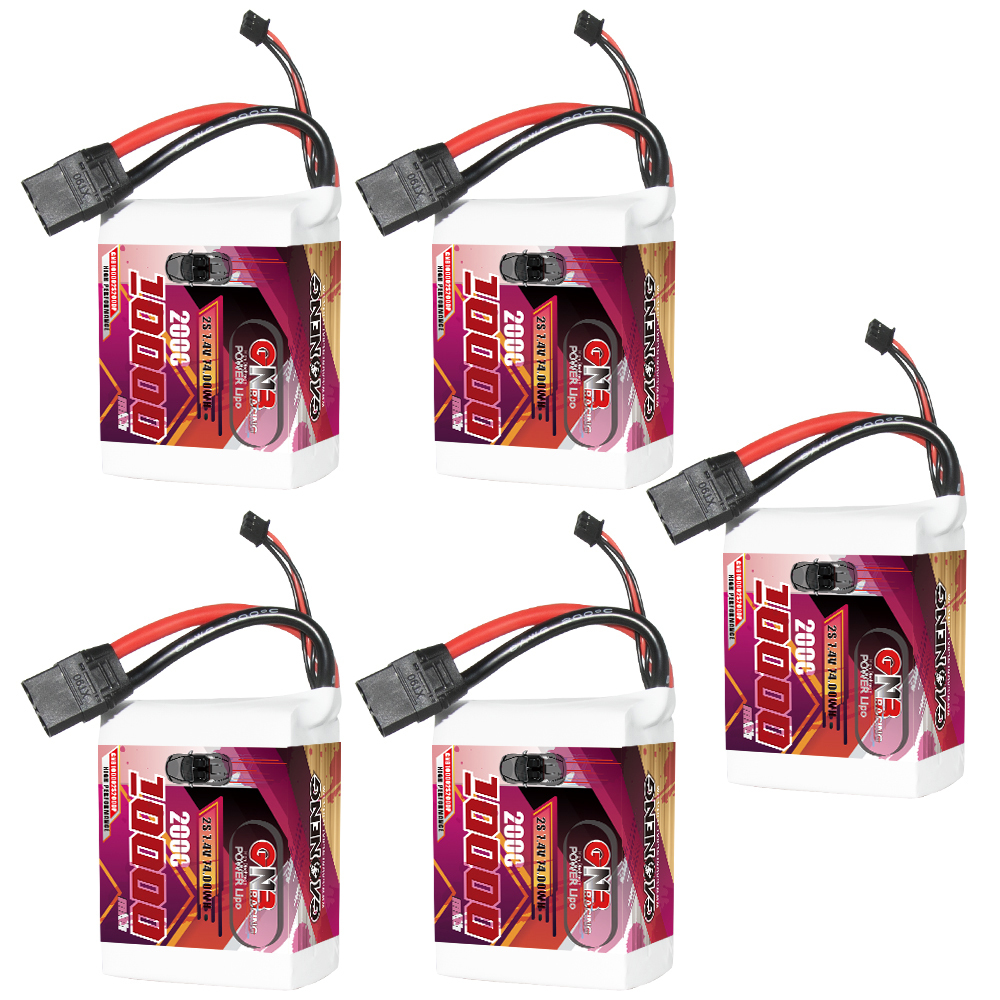 GAONENG GNB 2S 7.4V 10000mAh 10AH 200C LiPo Battery XT90