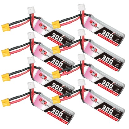 GAONENG GNB LiHV 2S 7.6V 300mAh 80C XT30 LiPo Battery
