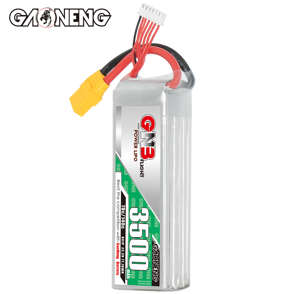 GAONENG GNB 6S 22.2V 3500mAh 70C LiPo Battery XT90