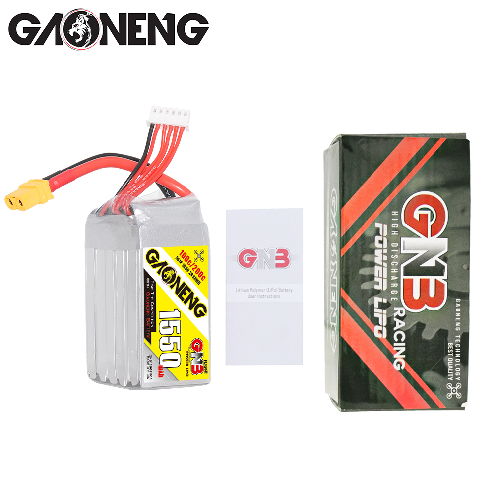 GAONENG GNB 5S 18.5V 1550mAh 100C XT60 LiPo Battery