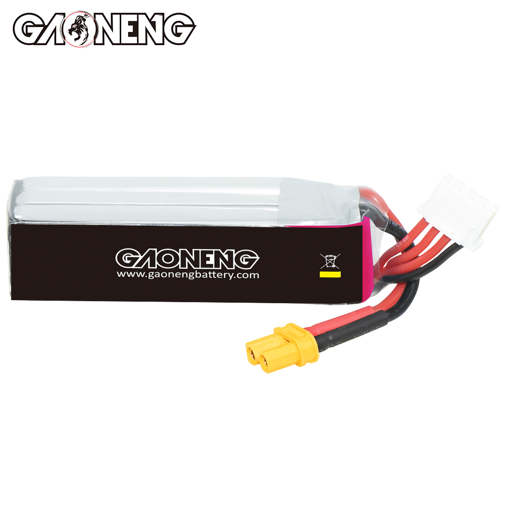 GAONENG GNB LiHV 3S 11.4V 450mAh 80C XT30 LiPo Battery Long Type