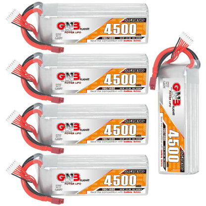 GAONENG GNB LiHV 6S 22.8V 4500mAh 70C LiPo Battery T-PLUG