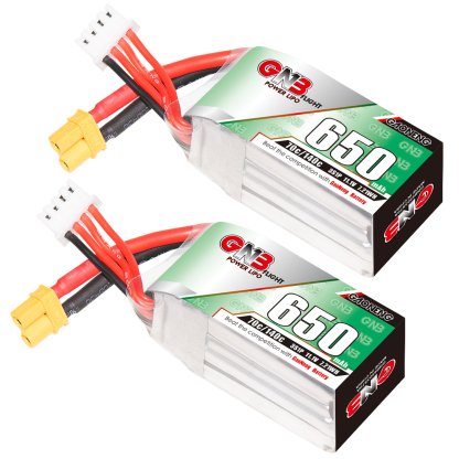 2PCS - GAONENG GNB 3S 11.1V 650mAh 70C XT30 LiPo Battery