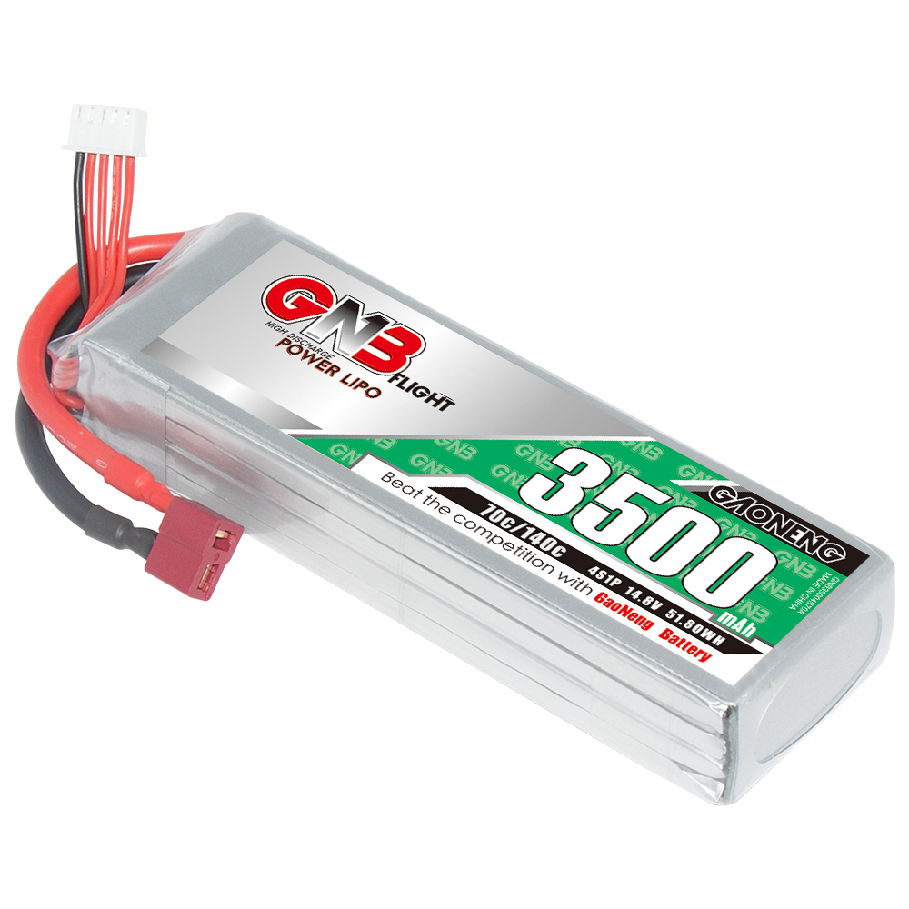 GAONENG GNB 4S 14.8V 3500mAh 70C T-PLUG LiPo Battery