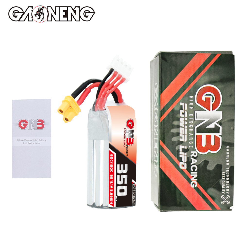 GAONENG GNB 3S 11.1V 350mAh 60C XT30 LiPo Battery