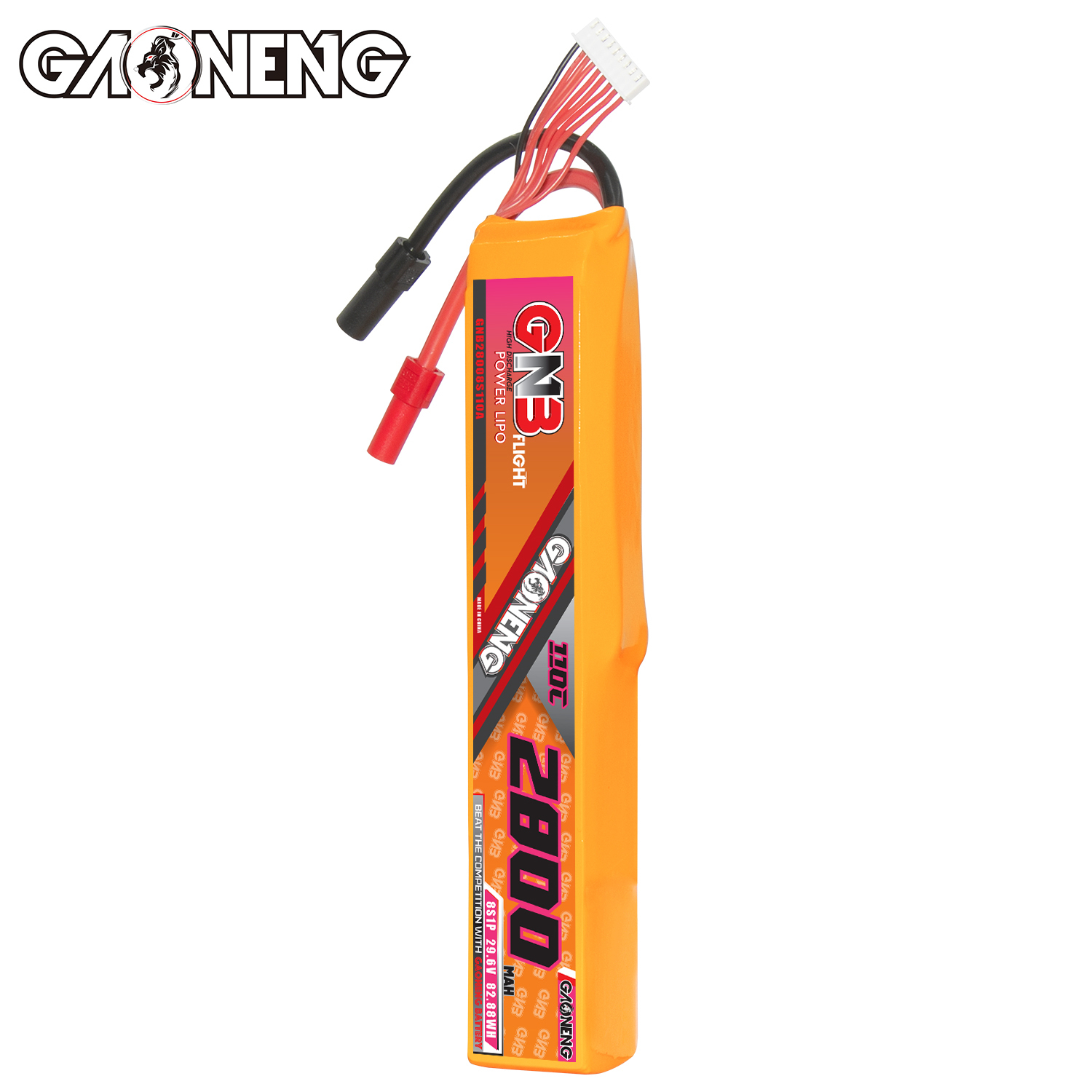 GAONENG GNB 8S 29.6V 2800mAh 110C LiPo Battery XT150