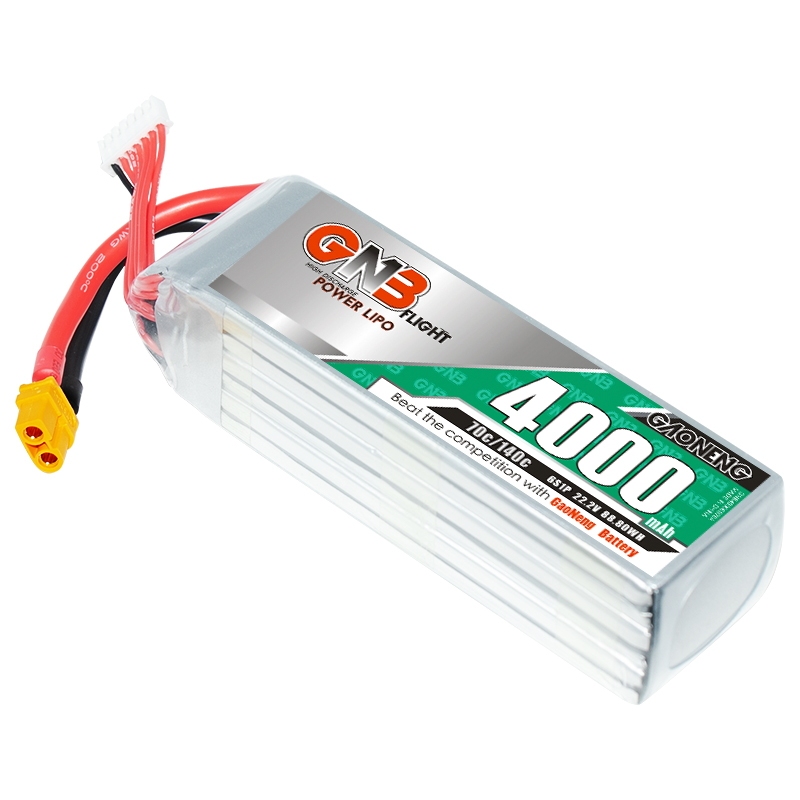 GAONENG GNB 6S 22.2V 4000mAh 70C LiPo Battery XT60