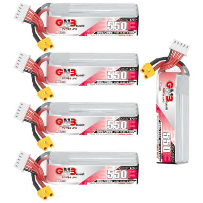 GAONENG GNB LiHV 4S 15.2V 550mAh 100C XT30 LiPo Battery Long Type