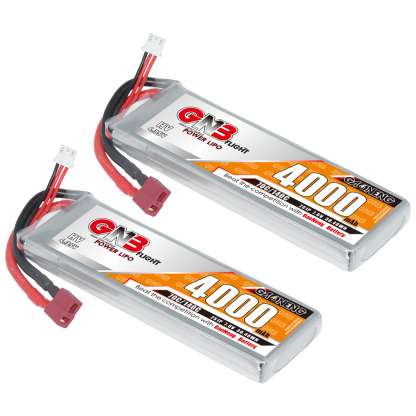 GAONENG GNB LiHV 2S 7.6V 4000mAh 70C LiPo Battery T-PLUG