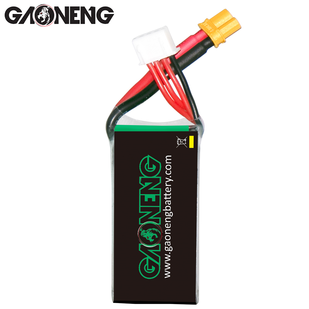 2PCS - GAONENG GNB 3S 11.1V 650mAh 70C XT30 LiPo Battery
