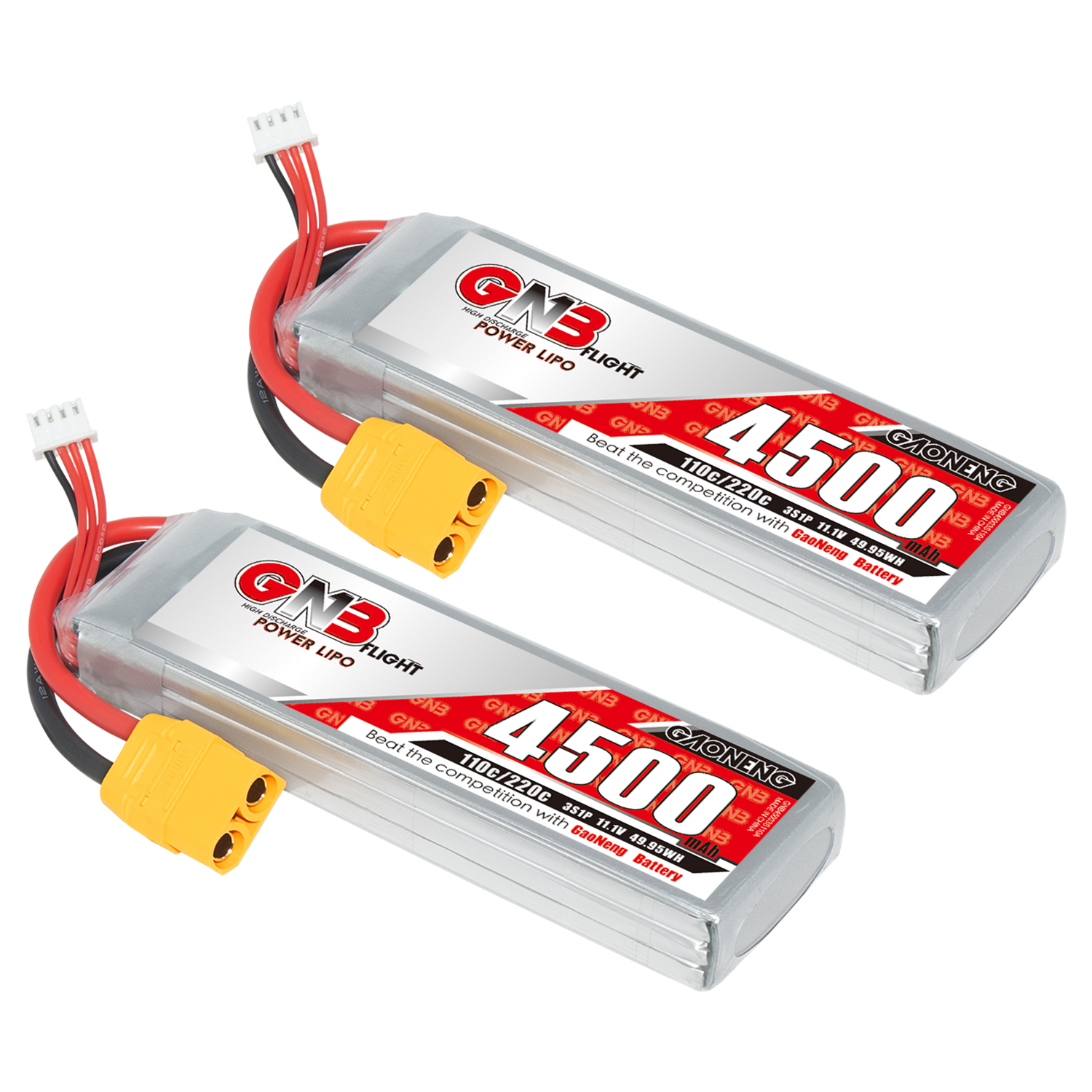 GAONENG GNB 3S 11.1V 4500mAh 110C LiPo Battery XT90