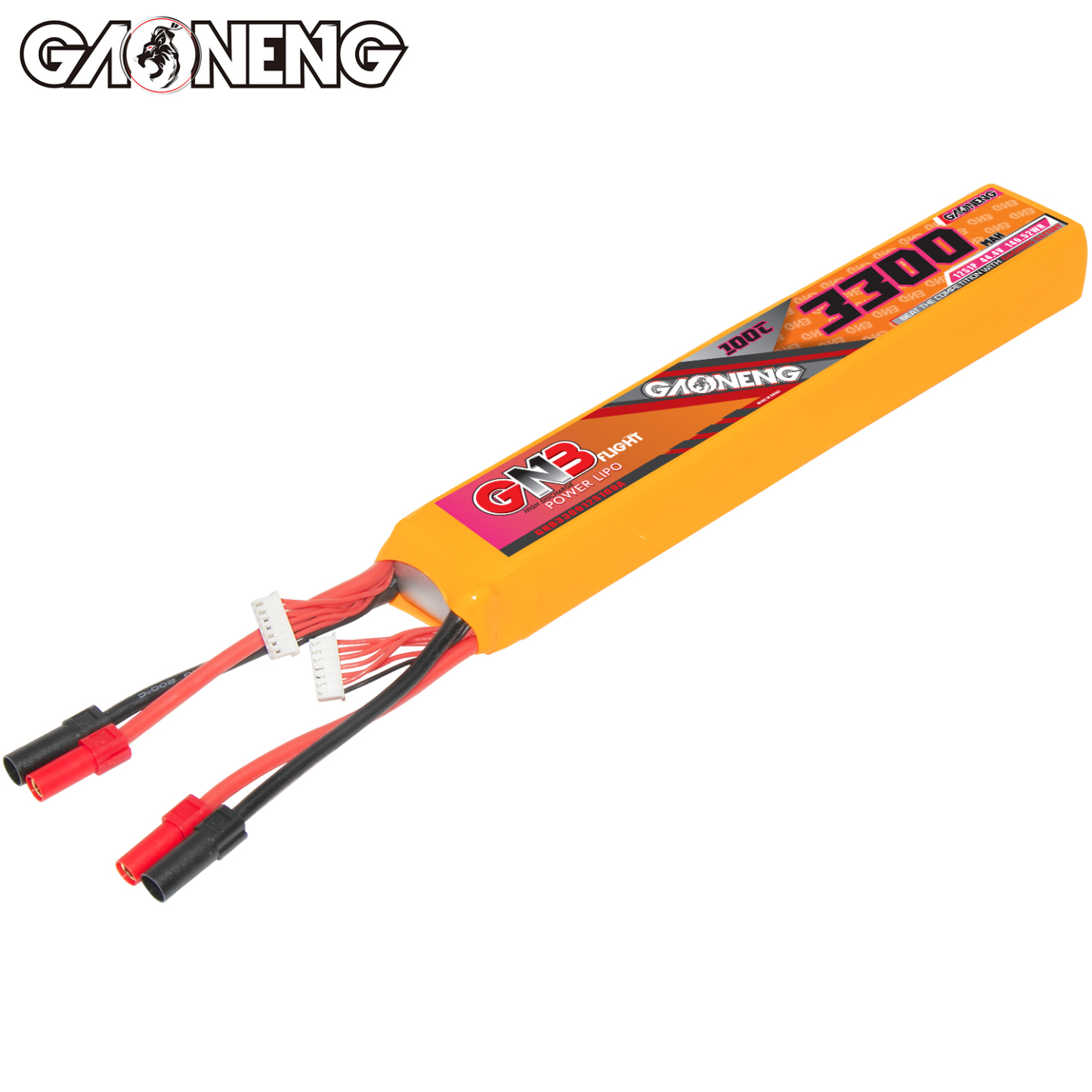 GAONENG GNB 12S 44.4V 3300mAh 100C LiPo Battery XT150