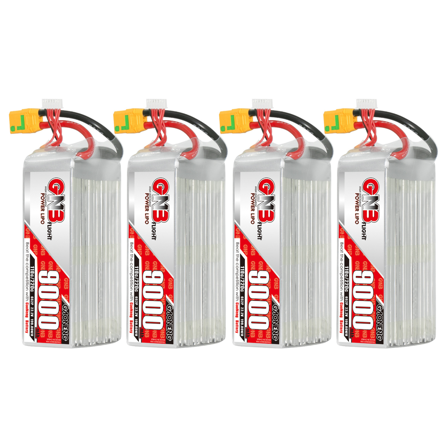 GAONENG GNB 6S 22.2V 9000mAh 110C RC LiPo Battery XT90S Anti Spark