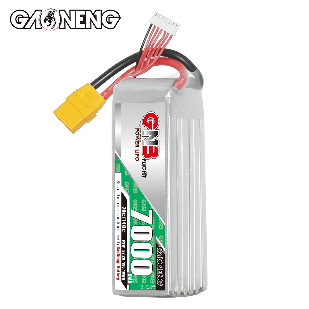 GAONENG GNB 6S 22.2V 7000mAh 70C LiPo Battery XT90