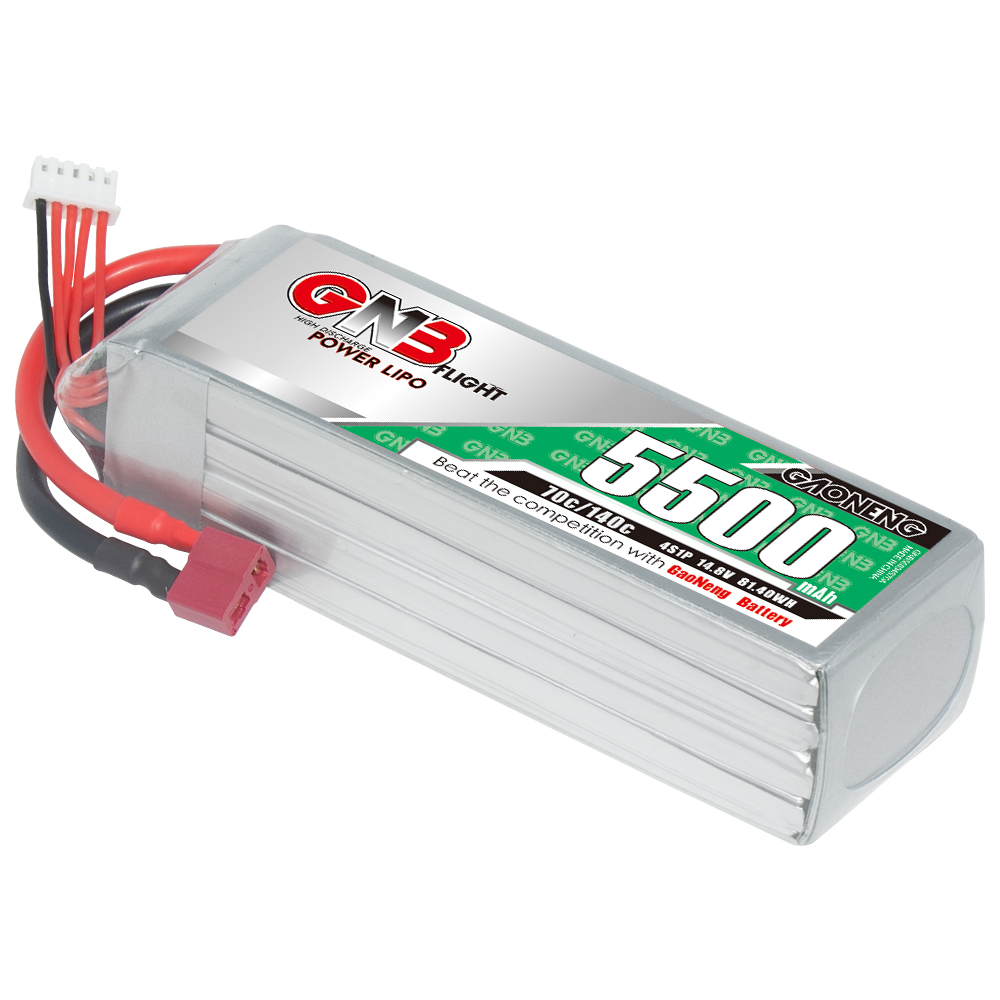 GAONENG GNB 4S 14.8V 5500mAh 70C XT90 LiPo Battery T-PLUG