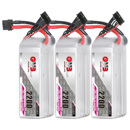GAONENG GNB 6S 22.2V 2200mAh 120C XT60 LiPo Battery