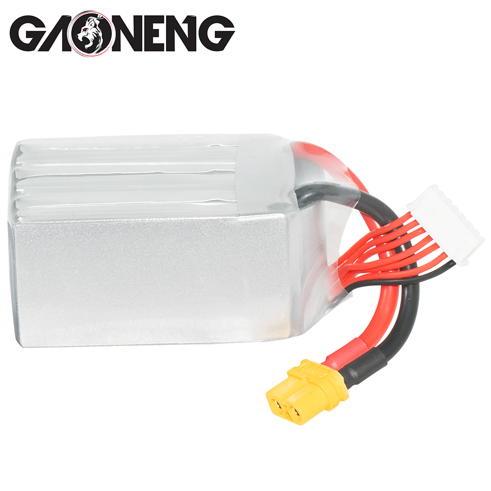 2PCS - GAONENG GNB 6S 22.2V 1550mAh 100C XT60 LiPo Battery
