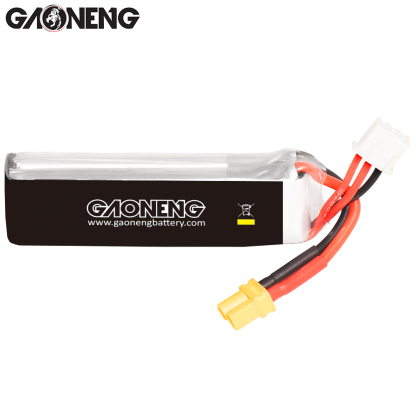 4PCS - GAONENG GNB 2S 7.4V 450mAh 80C XT30 LiPo Battery Long Type