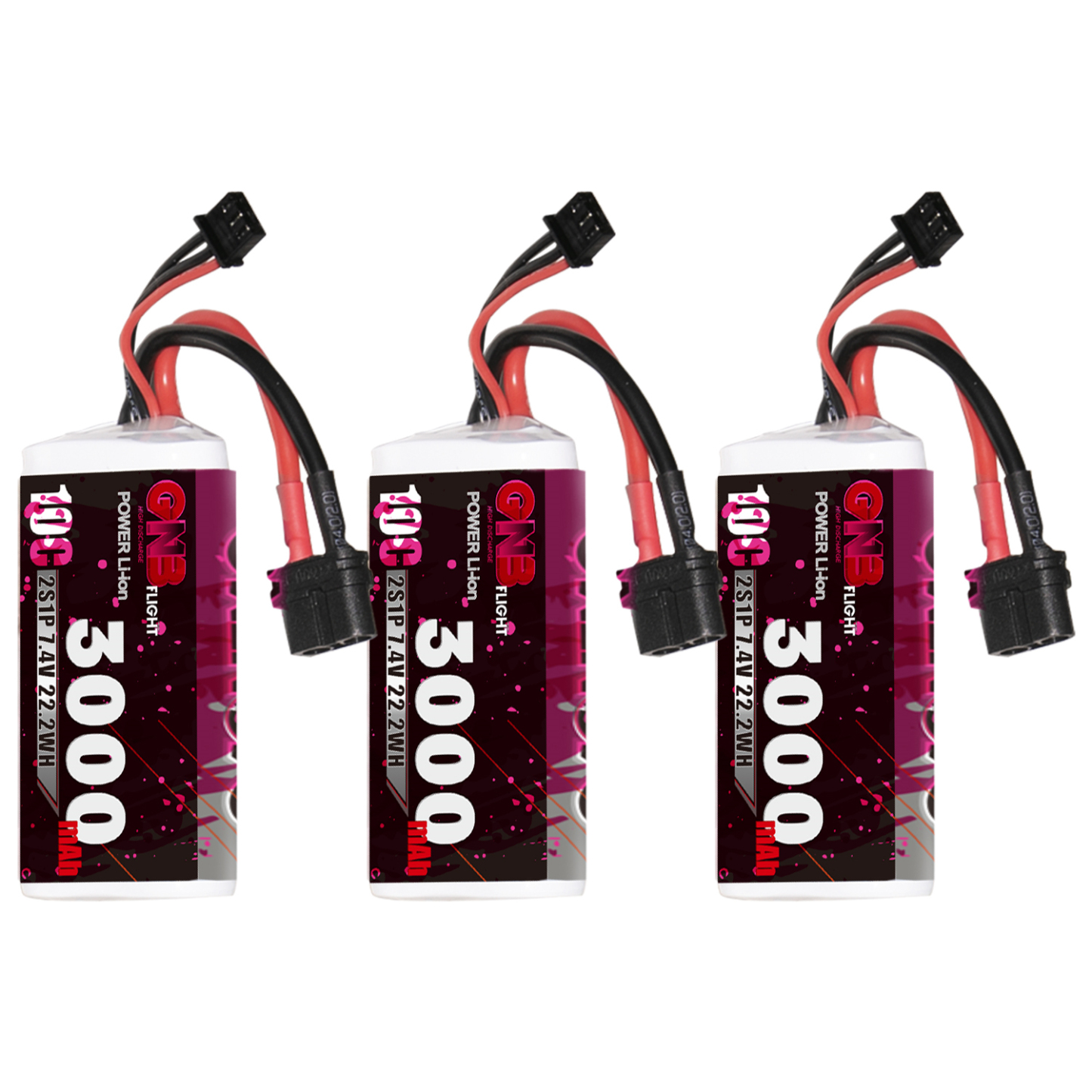 GAONENG GNB 2S 7.4V 3000mAh 10C XT60 Li-ion Battery made with Sony 18650 VTC6