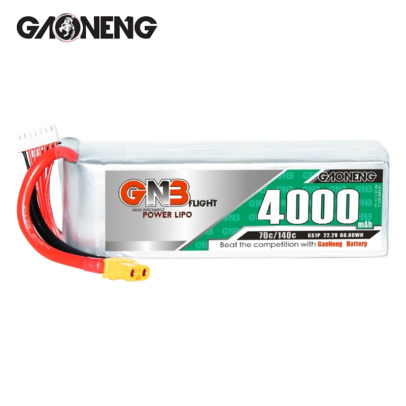 GAONENG GNB 6S 22.2V 4000mAh 70C LiPo Battery XT60