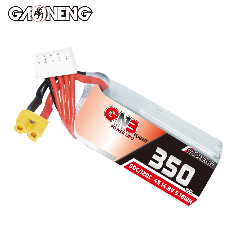 GAONENG GNB 4S 14.8V 350mAh 60C XT30 LiPo Battery