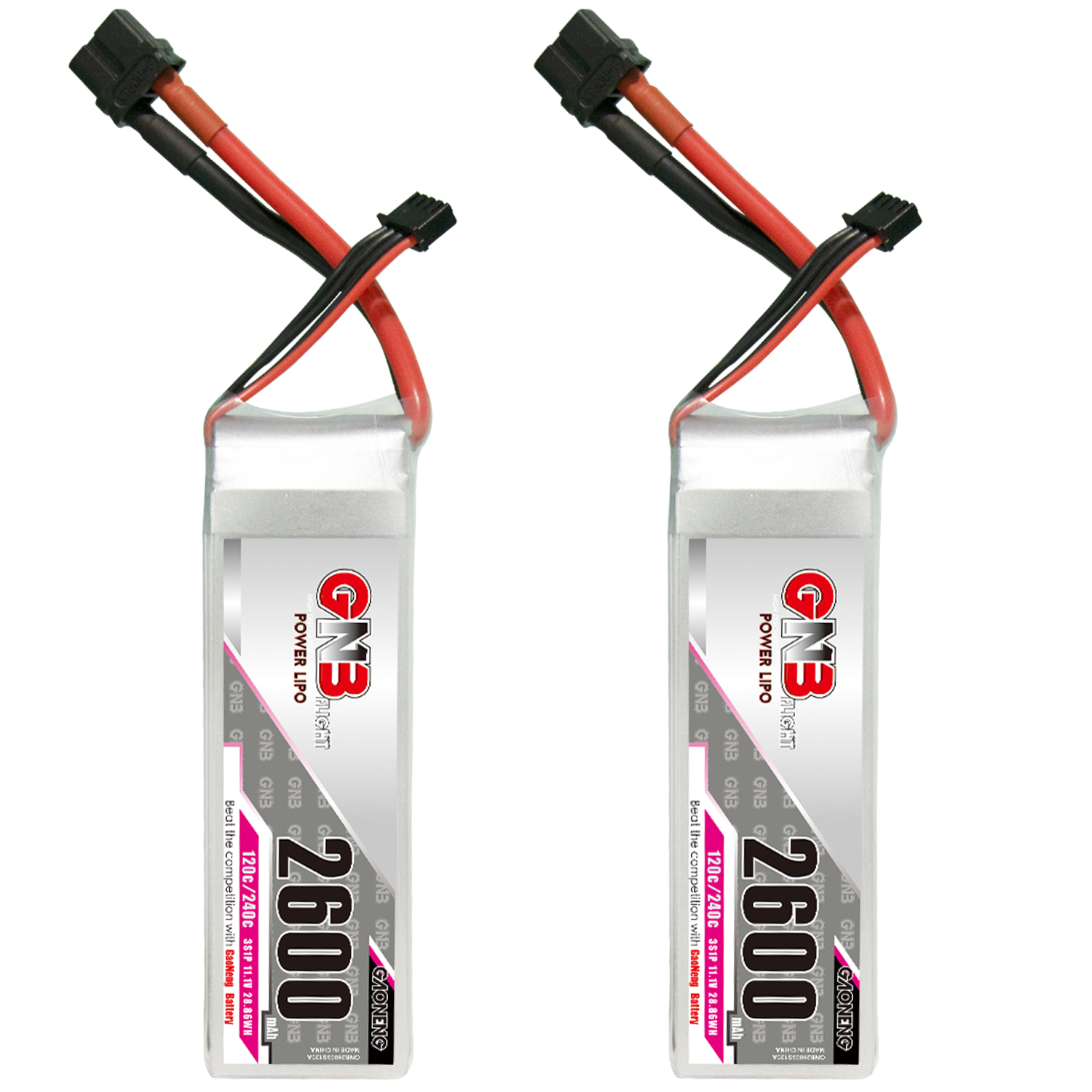 GAONENG GNB 3S 11.1V 2600mAh 120C XT60 LiPo Battery