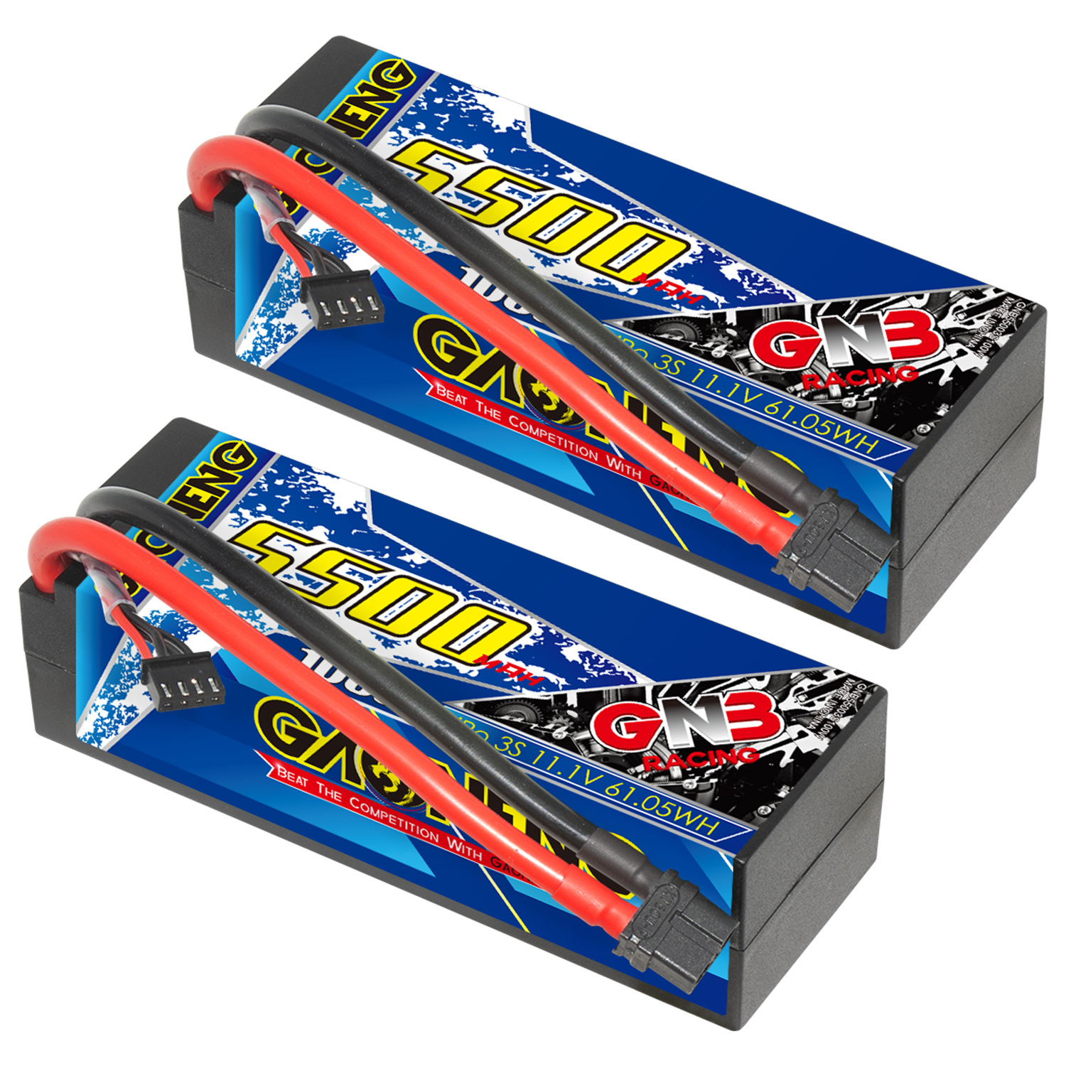 GAONENG GNB 3S 11.1V 5500mAh 100C Cabled Hard Case LiPo Battery XT60