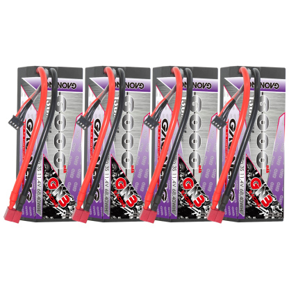 GAONENG GNB LiHV 3S 11.4V 6000mAh 130C Cabled Hard Case LiPo Battery T-PLUG