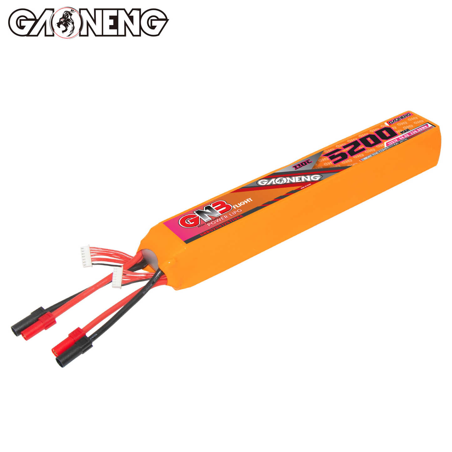 GAONENG GNB 12S 44.4V 5200mAh 110C LiPo Battery XT150