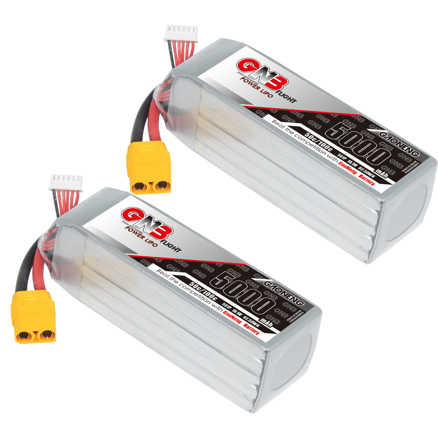 GAONENG GNB 5S 18.5V 5000mAh 50C LiPo Battery XT90