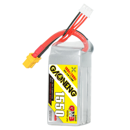 2PCS - GAONENG GNB 3S 11.1V 1550mAh 100C XT60 LiPo Battery