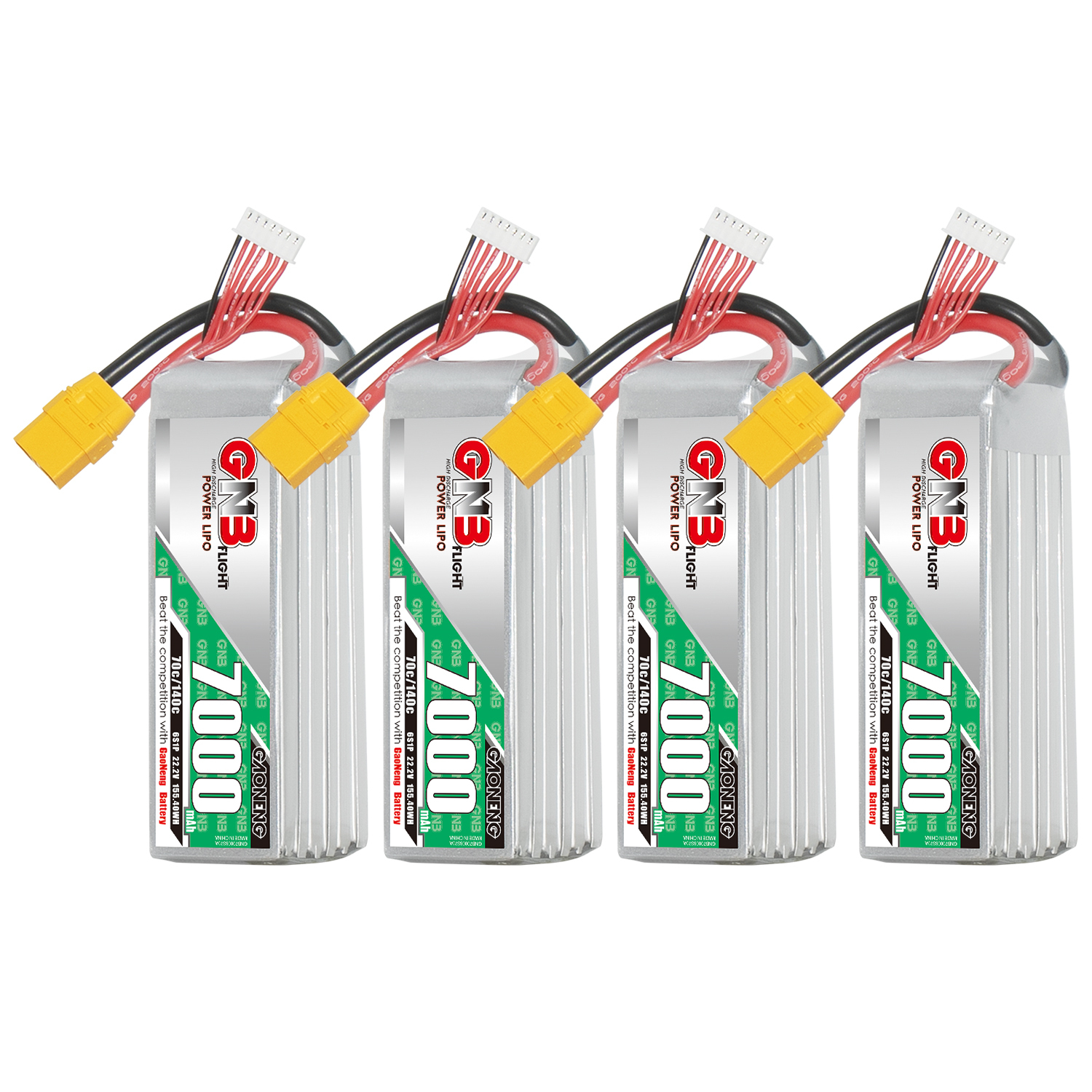 GAONENG GNB 6S 22.2V 7000mAh 70C LiPo Battery XT90