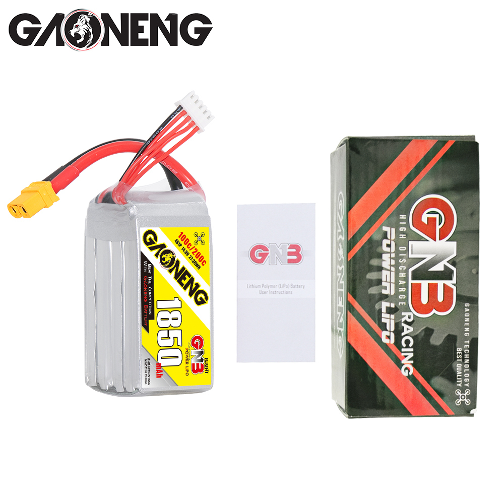 GAONENG GNB 4S 14.8V 1850mAh 100C XT60 LiPo Battery