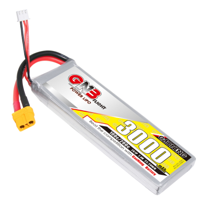1PC - GAONENG GNB 2S 7.4V 3000mAh 100C LiPo Battery XT60