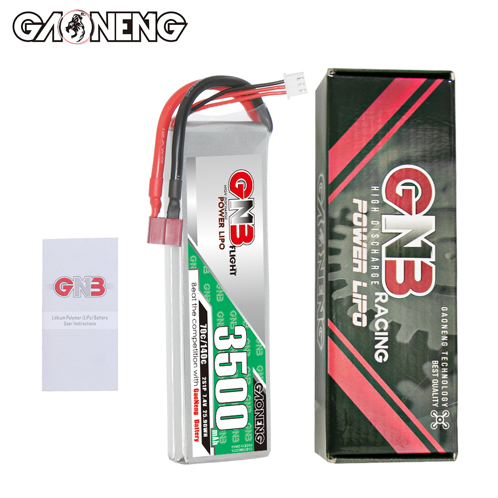 GAONENG GNB 2S 7.4V 3500mAh 70C LiPo Battery T-PLUG