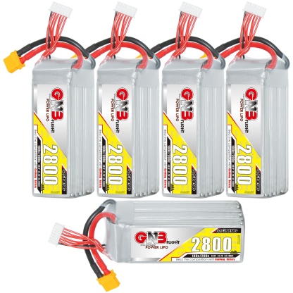 GAONENG GNB 6S 22.2V 2800mAh 100C XT60 LiPo Battery
