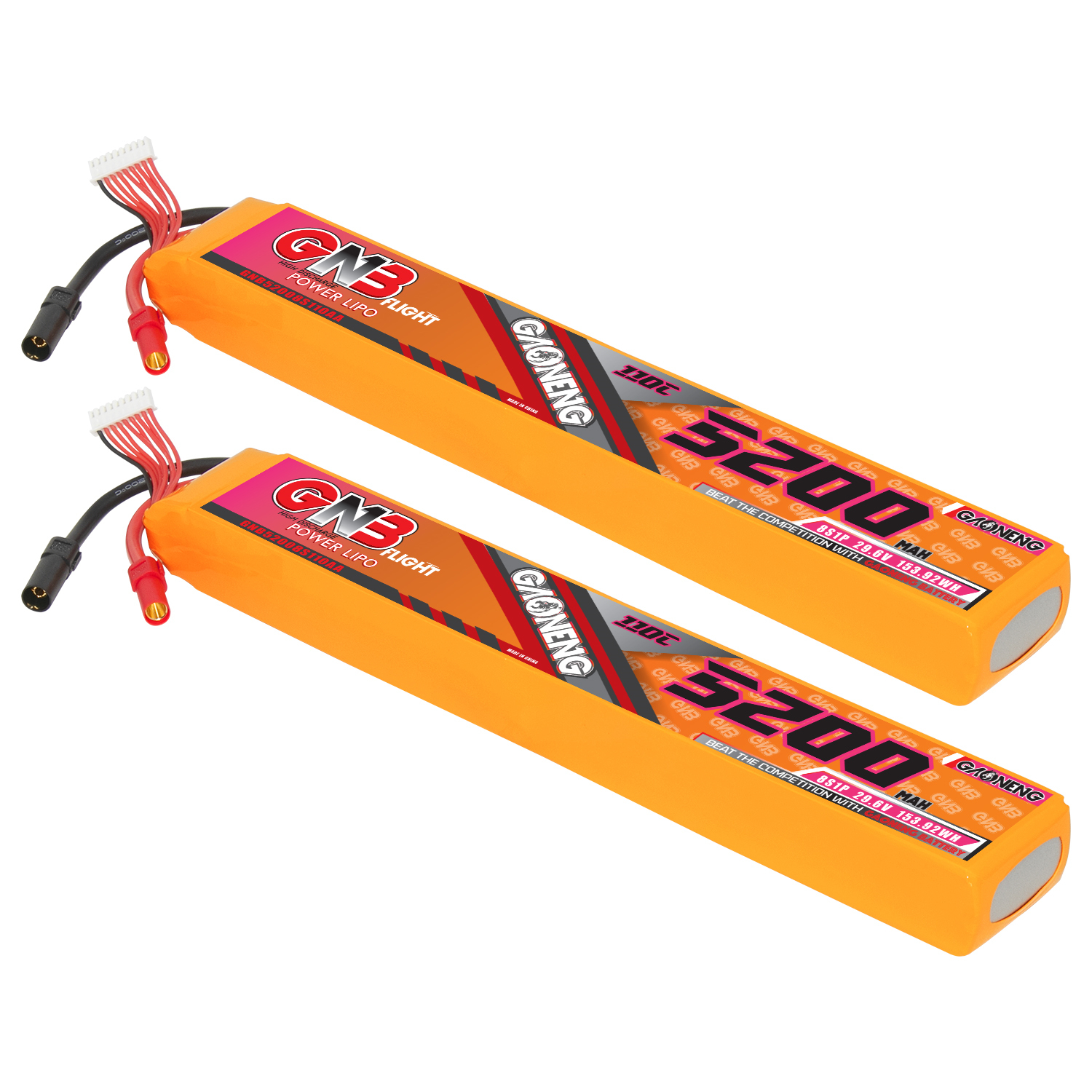 GAONENG GNB 8S 29.6V 5200mAh 110C LiPo Battery XT150