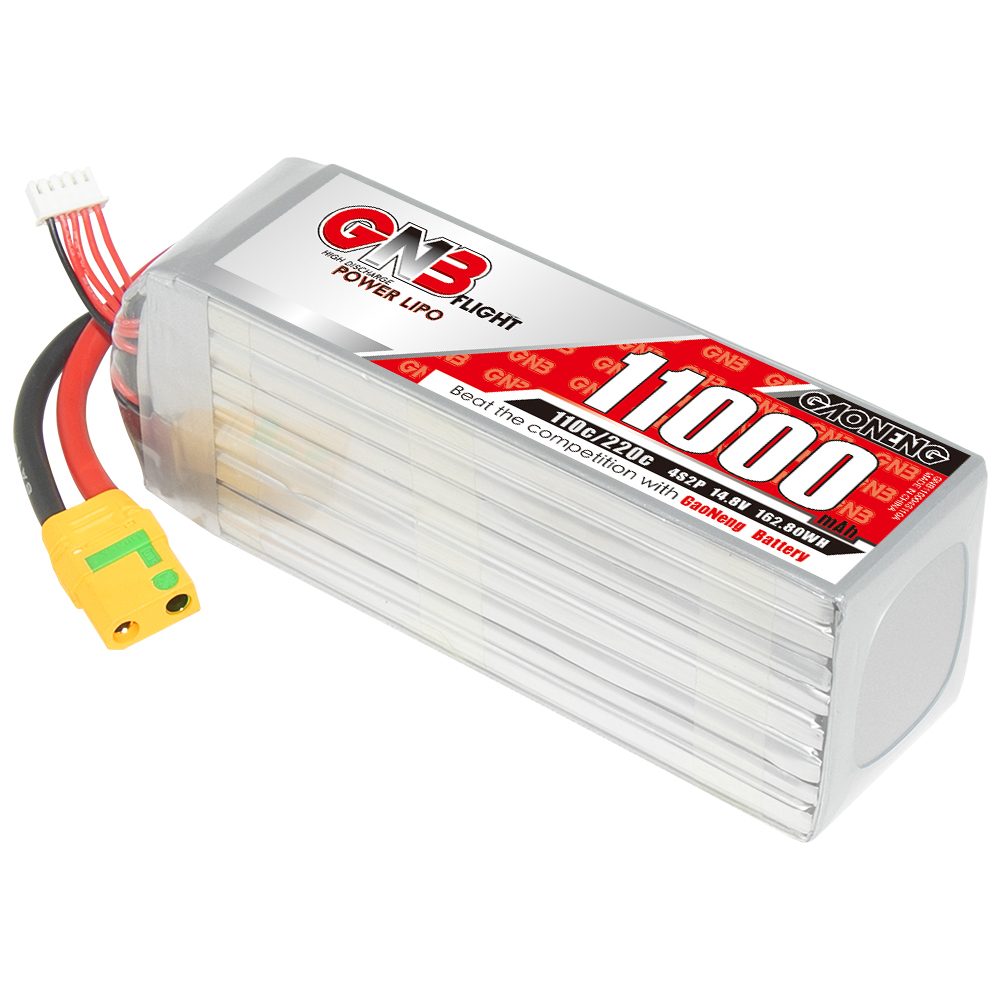 GAONENG GNB 4S 14.8V 11000mAh 11AH 110C RC LiPo Battery XT90S Anti Spark