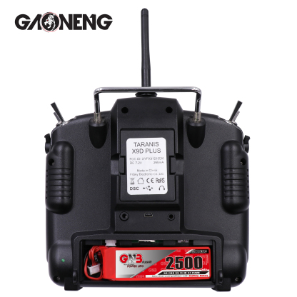 2PCS - GAONENG GNB 3S 11.1V 2500mAh 5C LiPo Battery for X9D and old 2019 X9D plus