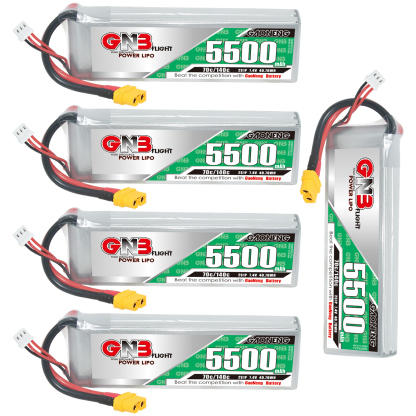 GAONENG GNB 2S 7.4V 5500mAh 70C LiPo Battery XT60