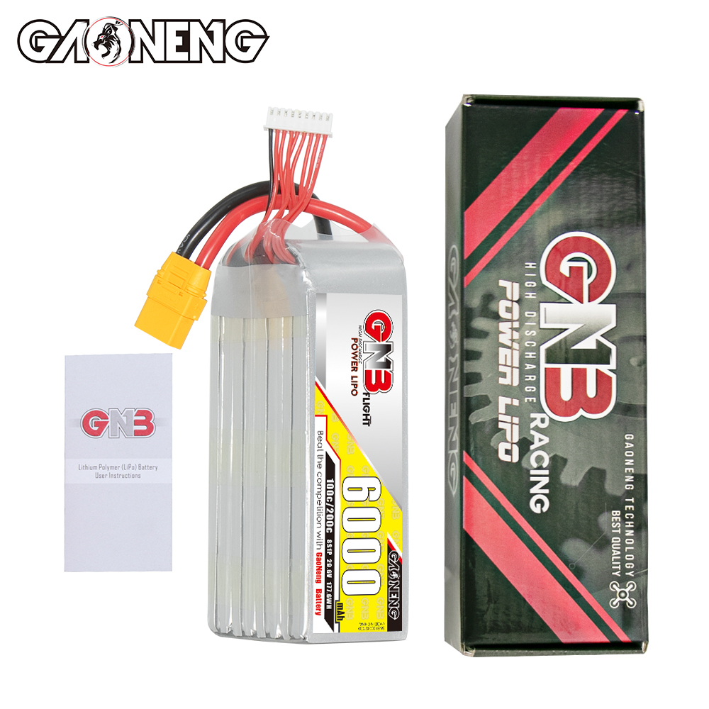 GAONENG GNB 8S 29.6V 6000mAh 100C LiPo Battery XT90