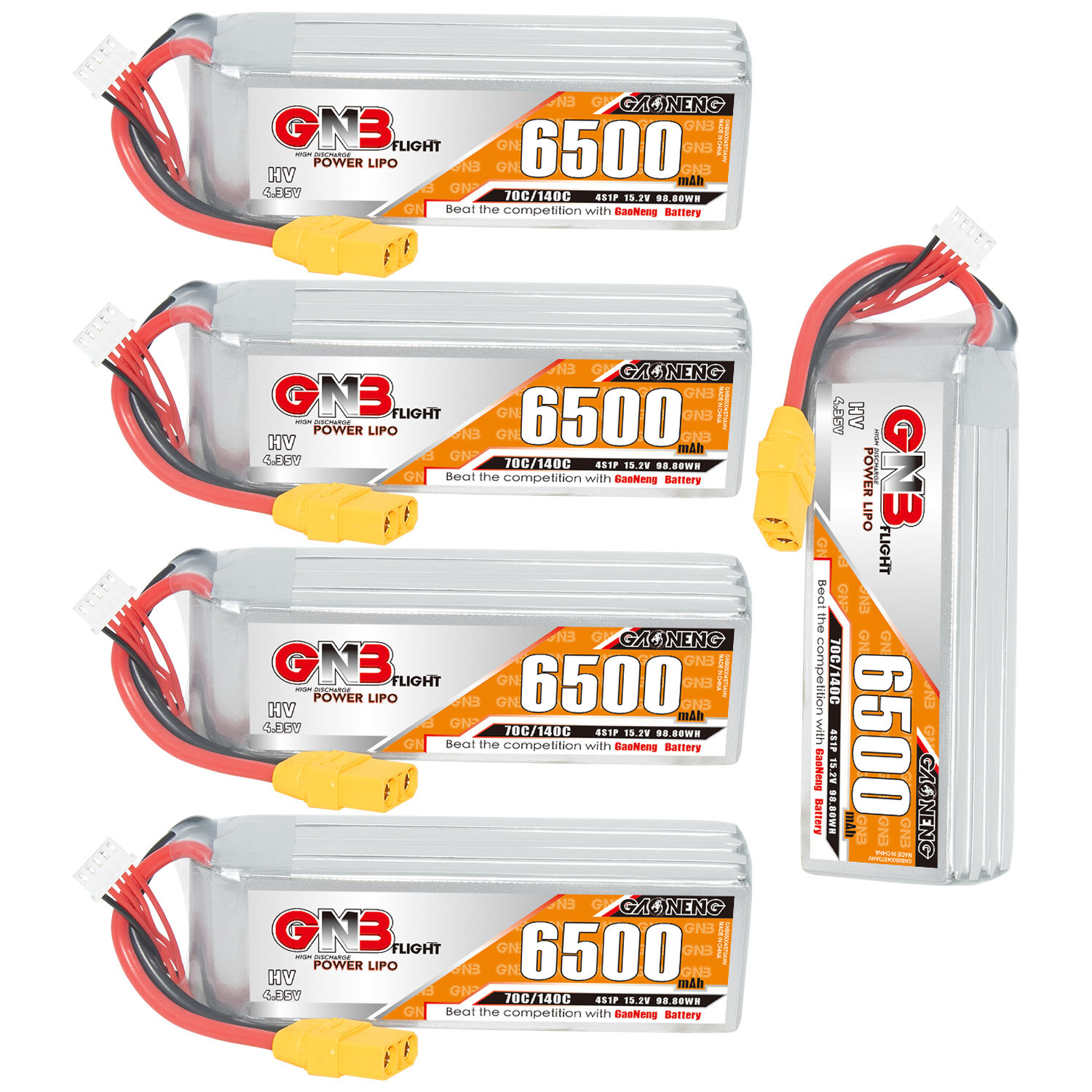 GAONENG GNB HV 4S 15.2V 6500mAh 70C XT90 LiPo Battery