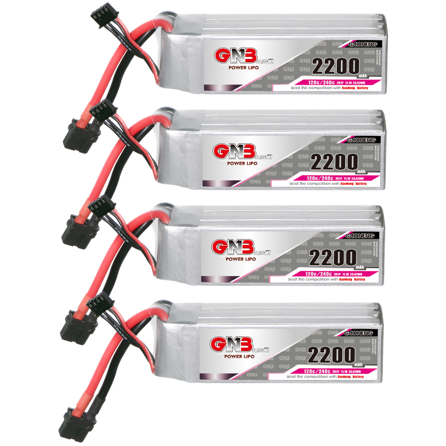 GAONENG GNB 3S 11.1V 2200mAh 120C XT60 LiPo Battery