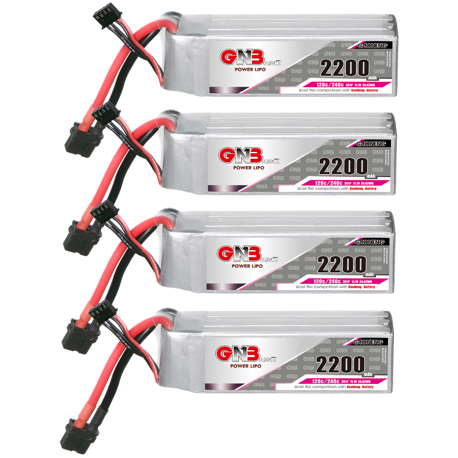 GAONENG GNB 3S 11.1V 2200mAh 120C XT60 LiPo Battery