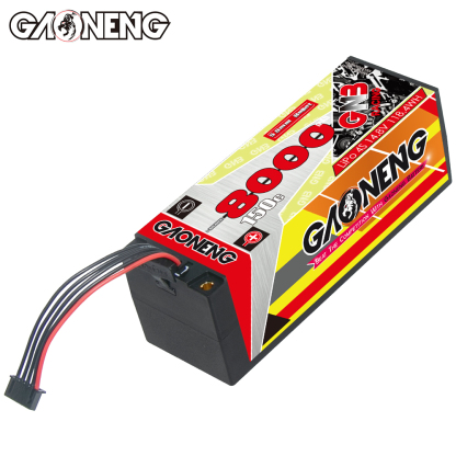 GAONENG GNB 4S 14.8V 8000mAh 150C 5mm Bullet Hard Case LiPo Battery